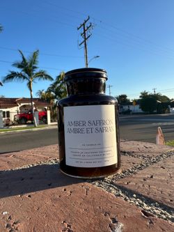 5-Piece Amber Saffron Scented Candle