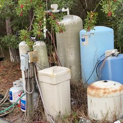 Ground Water Cleaning System Tanks.May Be 20 Years Old.