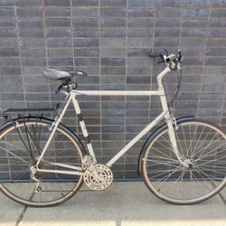 Motobecane 700c 28" 12-Speed Commuter / Road Bike Hybrid - Diamondback Comfort Seat - NEW Rack - Tuned! - XL 24" Frame (MSRP $520)