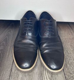 Steve Madden Nunan Men’s Size 10 Black Dress Shoes Lace Up Oxford