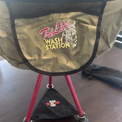 Camping wash station