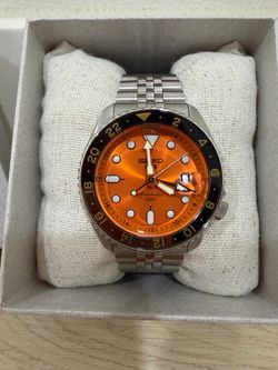 Seiko 5 sports GMT “Pumpkin”