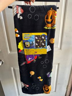 Spongebob throw blanket