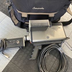 Vintage RCA camcorder Equip & Bag