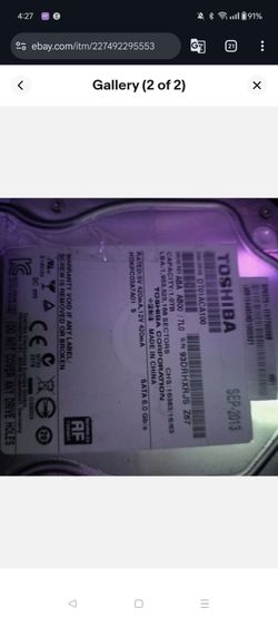 Toshiba 1TB HDD