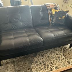 Quality Leather Loveseat