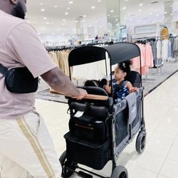 W2 Luxe Pro Double Seater Stroller Wagon + Ton Of Accessories 