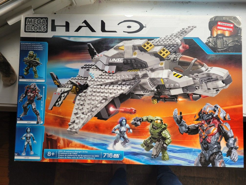 Halo Mega Bloks UNSC Broadsword Midnight Strike