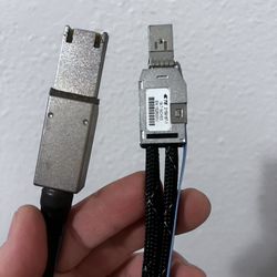 Mini SAS High Density HD SFF-8644 to External Mini SAS 4X SFF-8088 Data Server Raid Cable 50cm