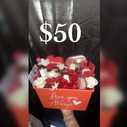 $10-$50 Valentines Day Baskets 