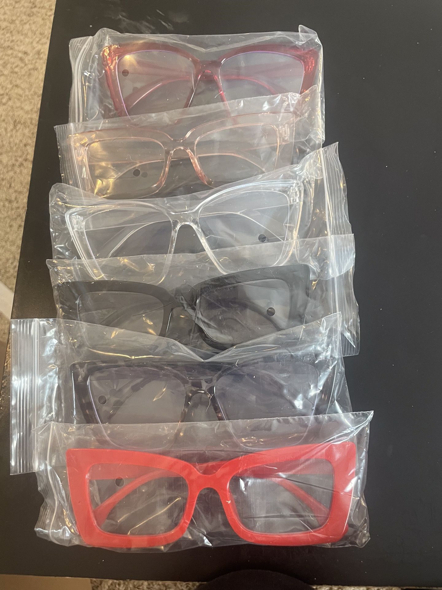 6 Pair Of Fashionable Glasses