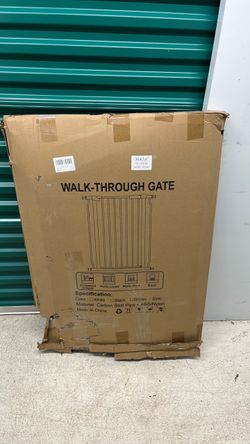 Walk through gate