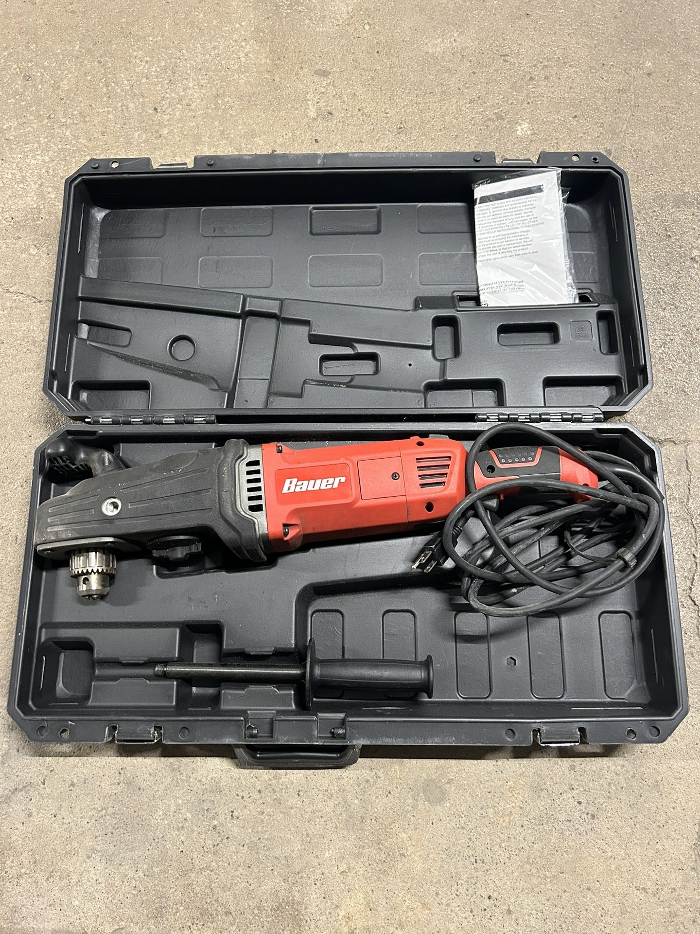 Bauer Angle Drill From Harbor Freight