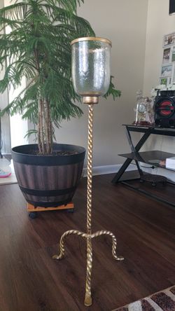 Gold Candle holder / Decor