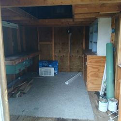 Shed Gray And White Large Shed