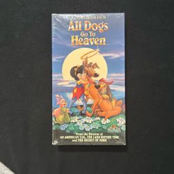 All Dogs Go To Heaven VHS 