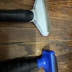 Dog Harness And Brushes