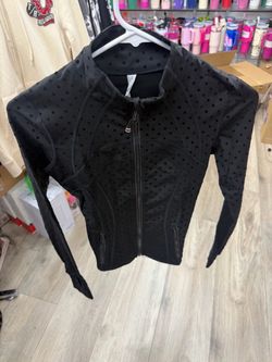 Lululemon Black Dot Zip-Up Jacket
