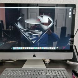 macOSHighSierra  desktop all in one computer. Good Working Condition.  Intel Core i3 processor.   12 gb Ram.   27 inches.   wireless Mouse and keyboar