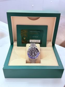 2023 Rolex Batgirl 40mm GMT Master II Model 126710BLNR (W/Card)
