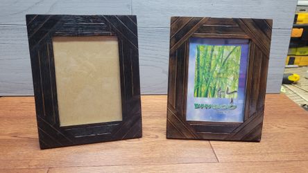 Bamboo Pictures Frame Brown. 5x7