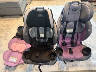 2 Evenflo Everystage 3-in-1 DLX car seat