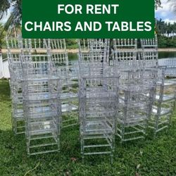 Chairs and Tables
