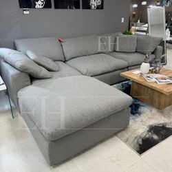 Grey Cloud 4 Piece Sofa Sectional
