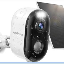 new-Security Cameras Wireless Outdoor, Solar Battery Powered 2k Color Night Vision, AI Motion Detection, IP66 Weatherproof, 2-Way Talk, SD/Cloud Stora