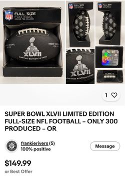 Super Bowl XLVII Limited Edition Full-Size NFL Football