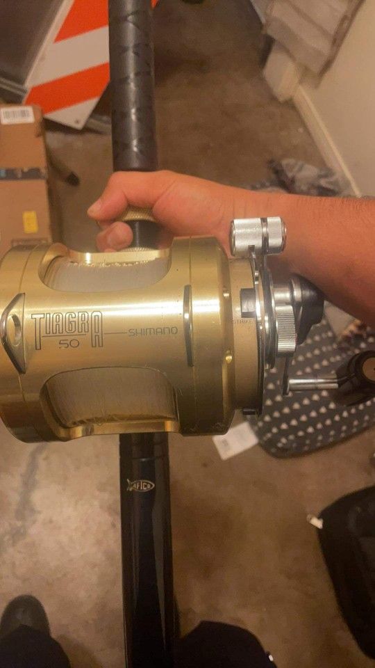 Shimano Big Game Fishing Rod And Reel