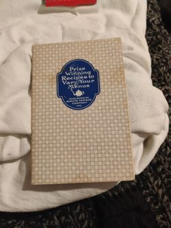 Minute Tapioca Prize Winning Recipes Vintage Booklet