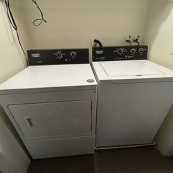 Maytag commercial heavy duty washer and dryer
