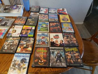 24 movies all DVD no blue ray selling for $65 for all 24 movies