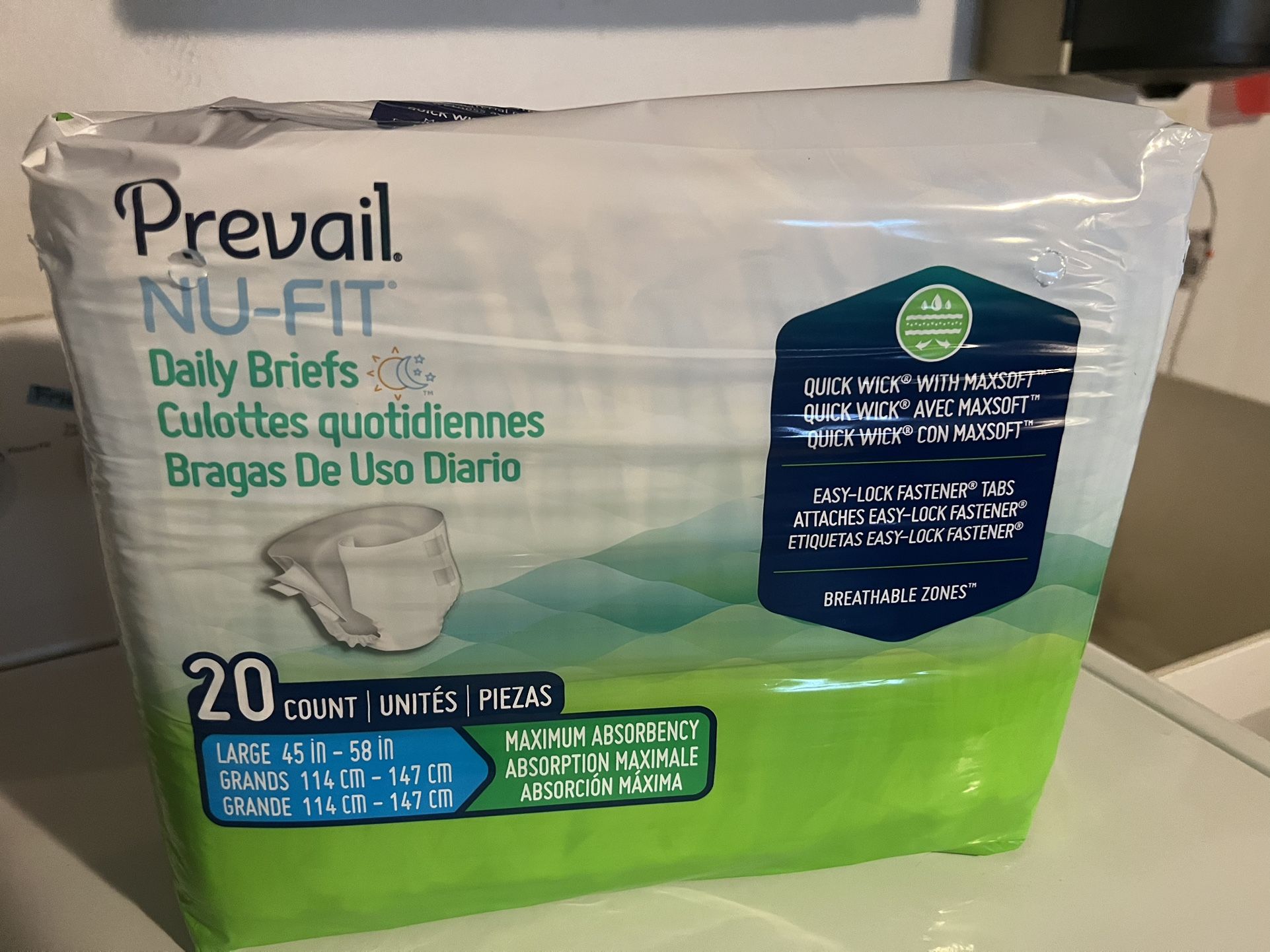 Large Adult Diapers/ Depends 