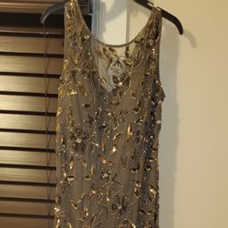 Gold Dress, Size 12