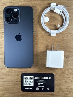 📱 iPhone 15 Pro Max | 256GB | Blue Titanium | Unlocked (Any Carrier)