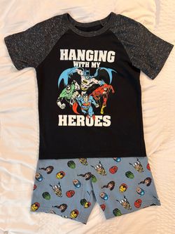 Size 6 Marvel Boy Short Set