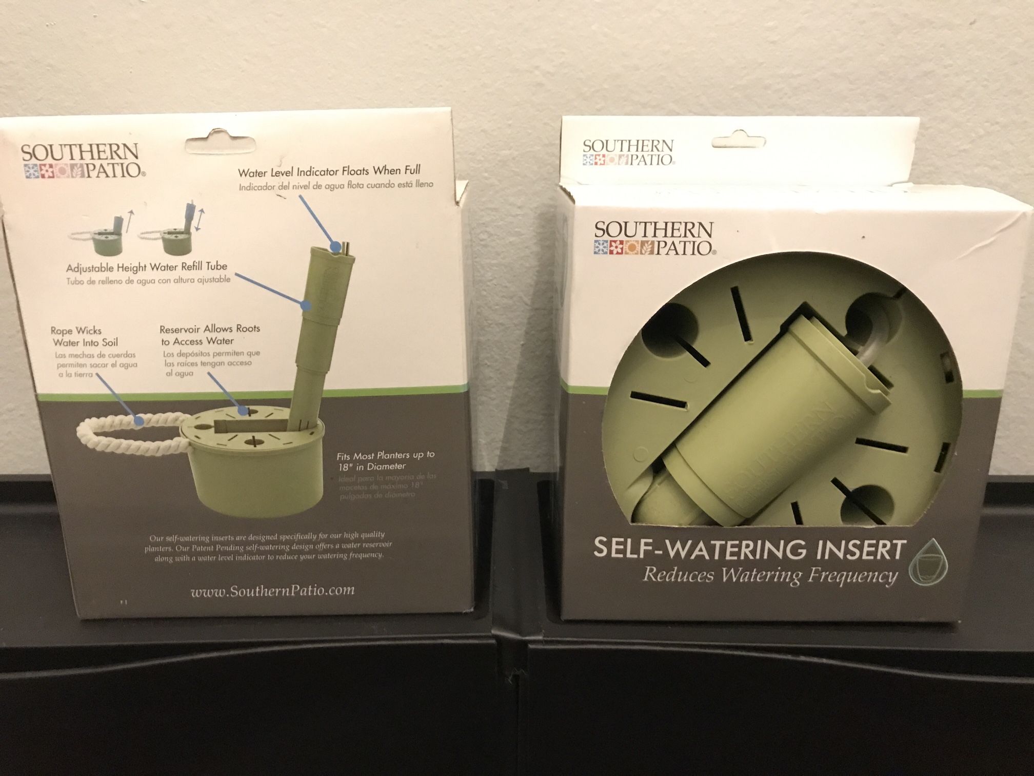 Two Self Watering Plant Inserts