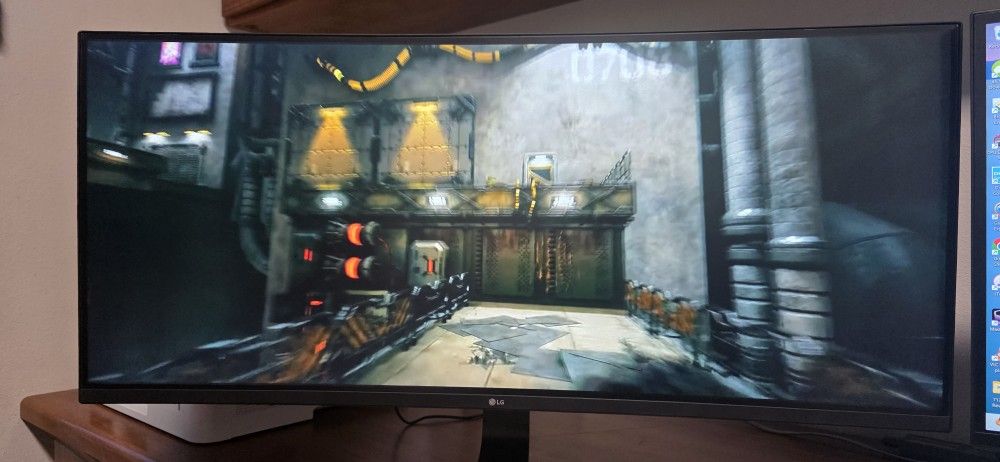 LG 34UC89G-B 34 Inch 21:9 UltraGear Full HD IPS Curved LED 166 Hz Gaming Monitor with G-SYNC