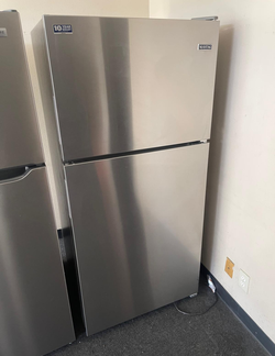Deal: Maytag Stainless Top Mount Refrigerator — Delivery Available