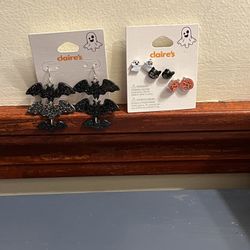 Halloween Earrings From Claire’s 