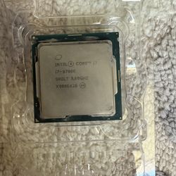 CPU i7-9700k 3.60GHZ