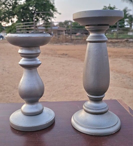 ***Four Cute Candle Holders