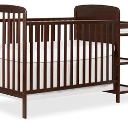 Dream On Me  Full-Size Crib and Changing Table Combo in Espresso