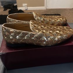 Gold Dress Shoes 