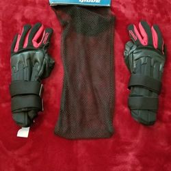 Vintage Red Impact gloves Made By Burton Snowboards 90's New