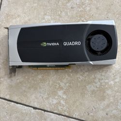 Nvidia Quadro Video Graphics Card. 