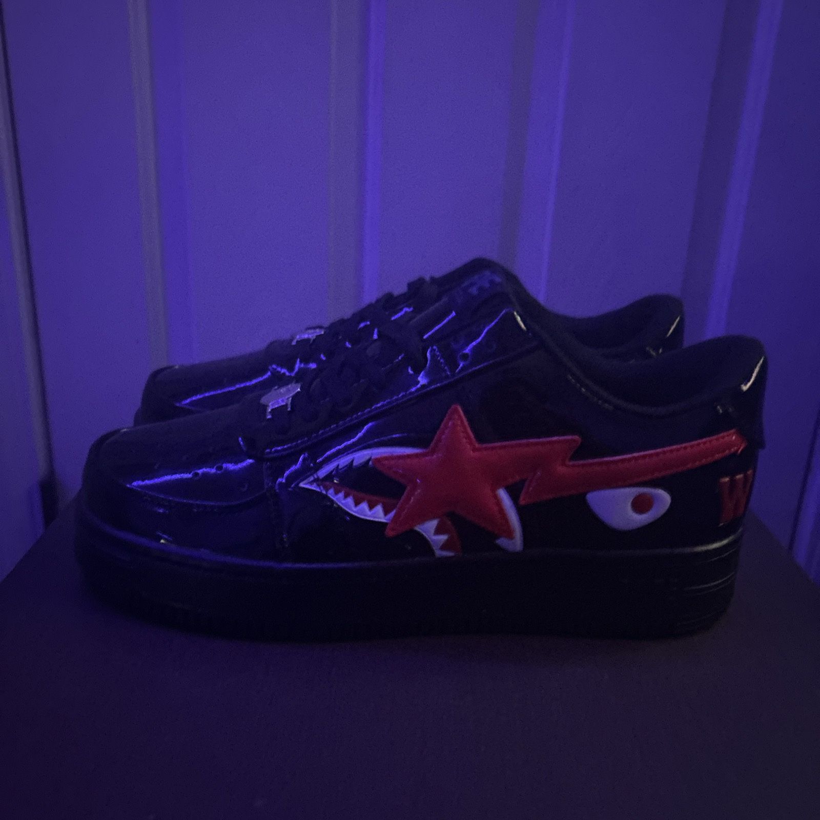 Bape sta low shark black