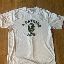 Bathing Ape Camo College Tshirt Xxl